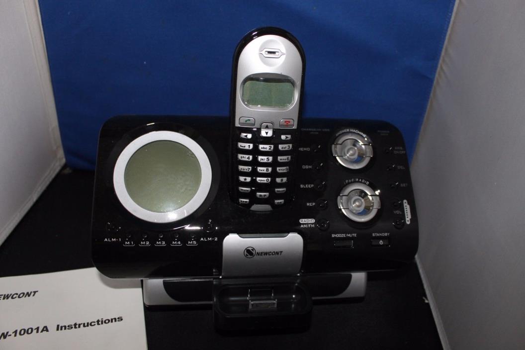 Newcont SBTW 1001A cordless phone soundstation with dock for ipod