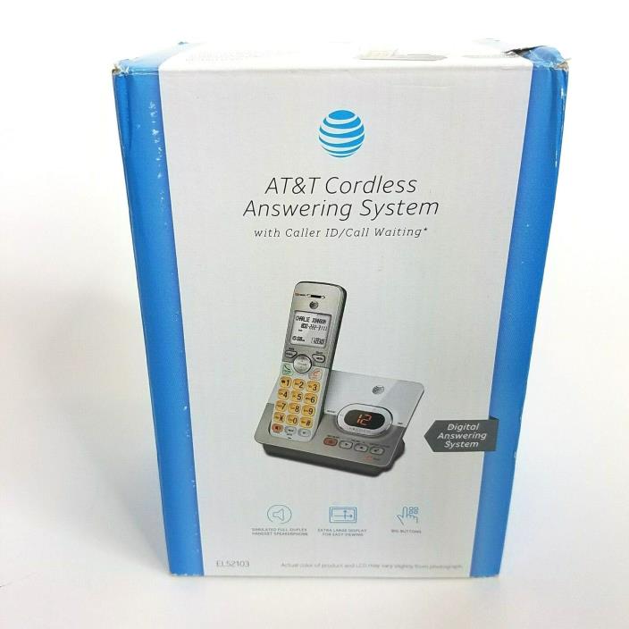 AT&T 1 Handset Cordless Answering System with Caller ID Call Waiting Landline