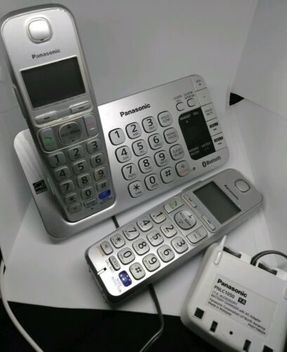 Panasonic KX-TGE270 Phone W/ 2 Handsets, Bluetooth