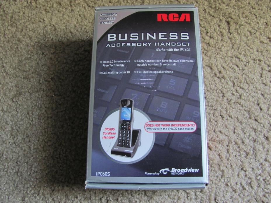 Brand New RCA IP060S Business Accessory Cordless Handset VoIP Phone & Device