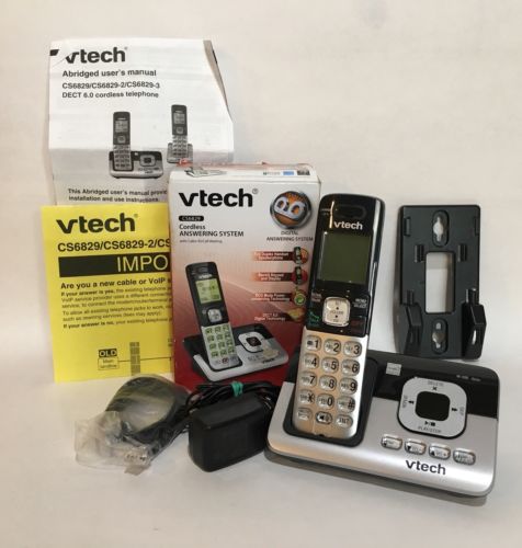 VTECH CORDLESS DIGITAL ANSWERING SYSTEM WITH CALLER ID/CALL WAITING  CS6829