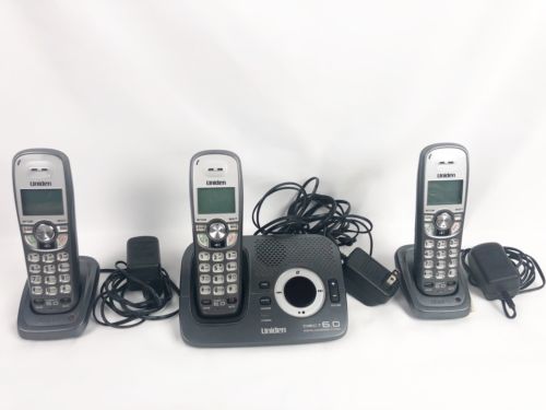 Uniden DECT 6.0 1580-4WXT Cordless Phone w/ Digital Answering System + 2 handset