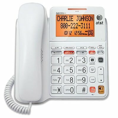 AT&T CL4940WH Phone Corded Answering System with Large Tilt Display