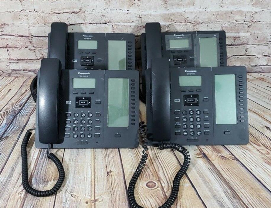 Lot of 4 PANASONIC KX-HDV230 Corded  Phone - Tested and Working Business