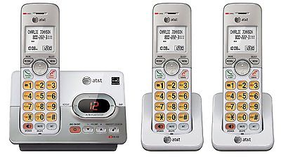 AT&T DECT 6.0 3 Cordless Phones with Caller ID, ITAD, Handset Speakerphones