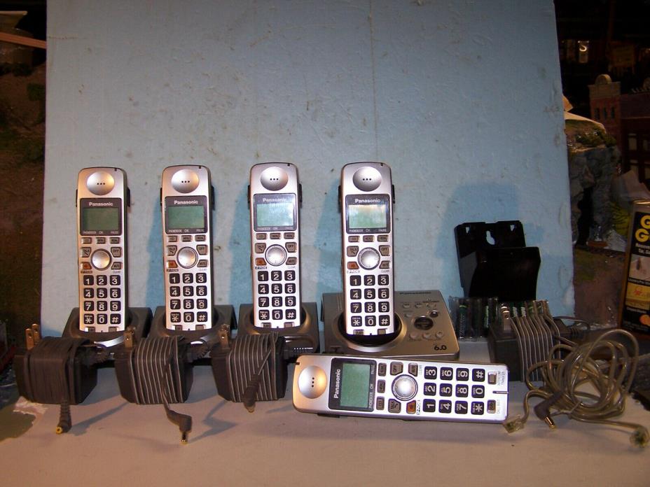 Panasonic Cordless Telephones, 4 pack