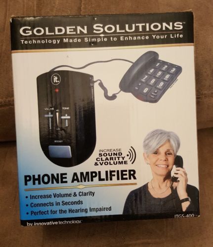 Innovative Technology Golden Solutions Phone Amplifier - New in Box ITGS-400