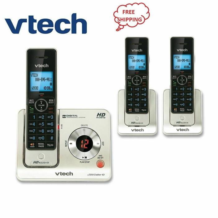 Vtech LS6425-3 Expandable Cordless Phone with 3 Handsets