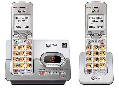 AT&T DECT 6.0 2 Cordless Phones with Caller ID, ITAD, Handset Speakerphones