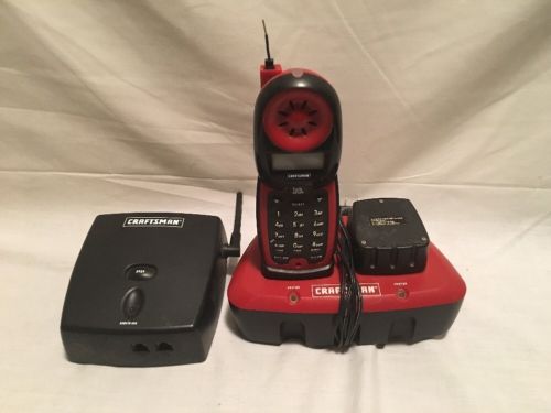 Craftsman 27413 Durable Construction Cordless Craftsman Shop Phone with Calle...