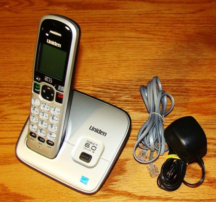 Uniden D1660-2 Digital DECT 6.0 Base Unit/Handset/Battery with Caller ID Works