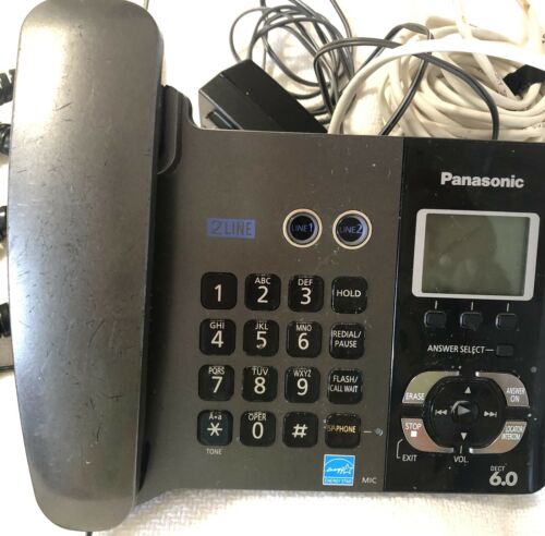 Panasonic KX-TG9391T 1.9 GHz 2 Lines Cordless Phone