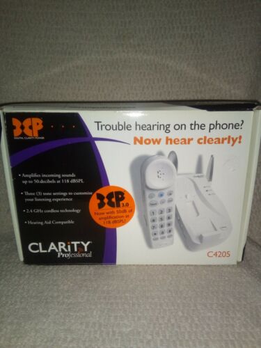 Clarity Professional C4205 Amplified Cordless Telephone.