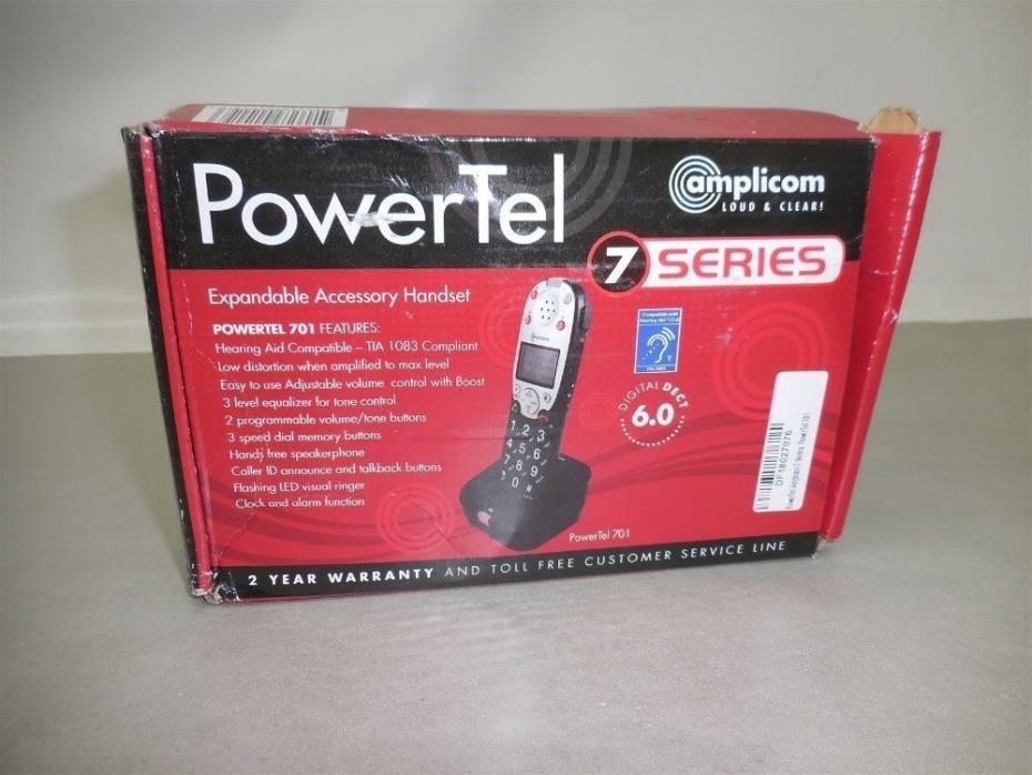 New Amplicom PowerTel 701 Amplified Phone Expansion Handset