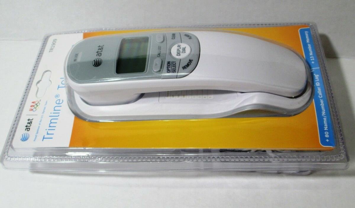AT&T TR1909 Corded Phone Caller ID Call Waiting Table or Wall Mount BRAND NEW