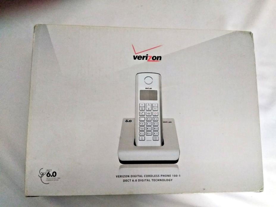 Verizon Digital Cordless Handset Phone 100-1 DECT 6.0 NEW