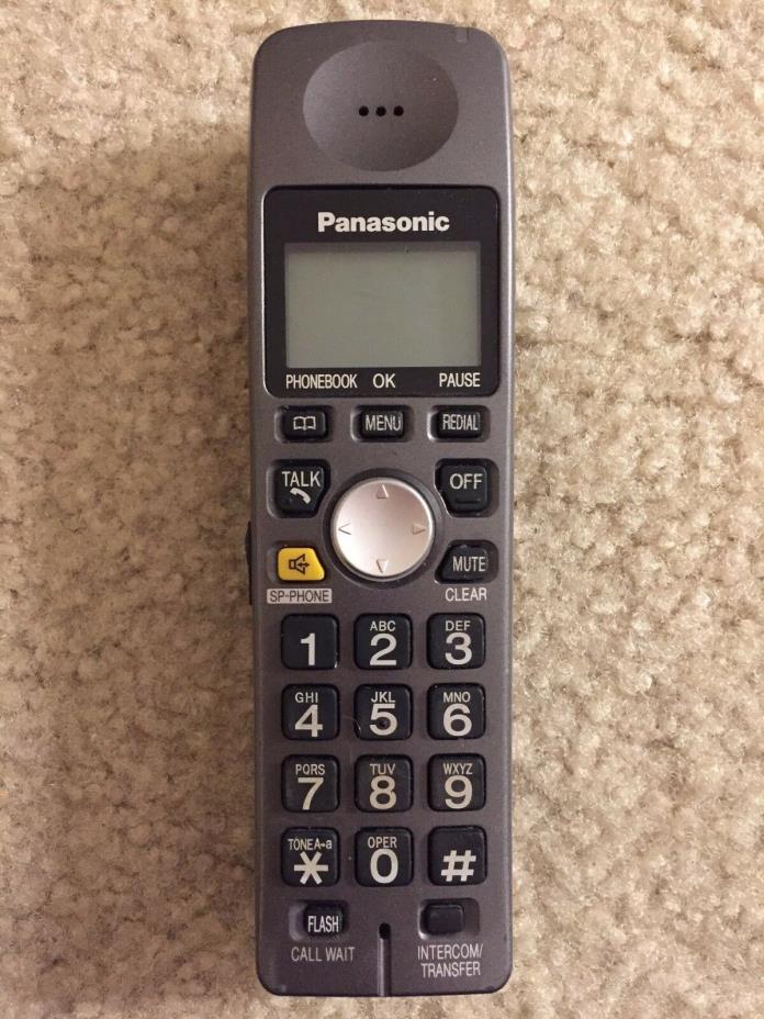 Panasonic KX-TGA101B DECT 6.0 Cordless Phone Handset Black Replacement