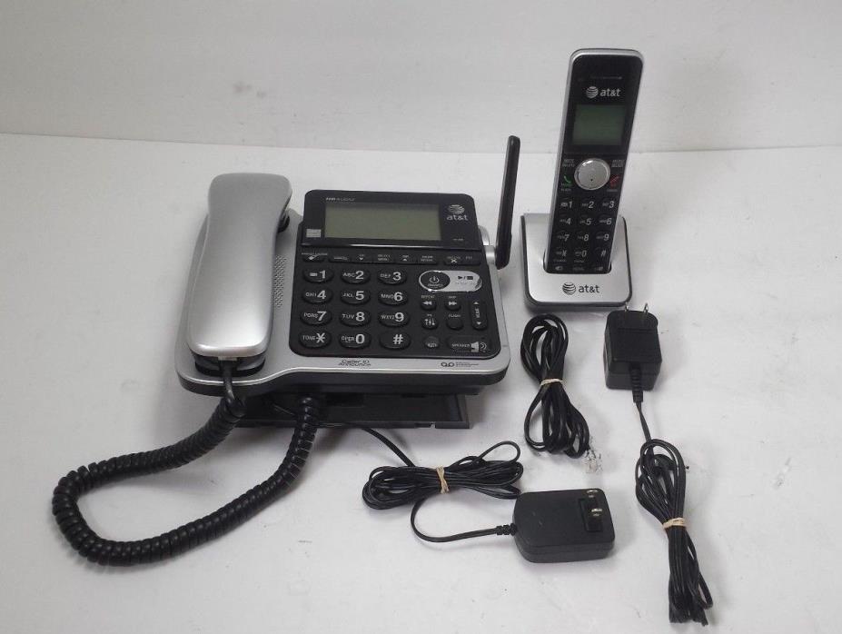 AT&T CL841-2 DECT 6.0 Caller ID Cordless Handset Answering System & More WORKING