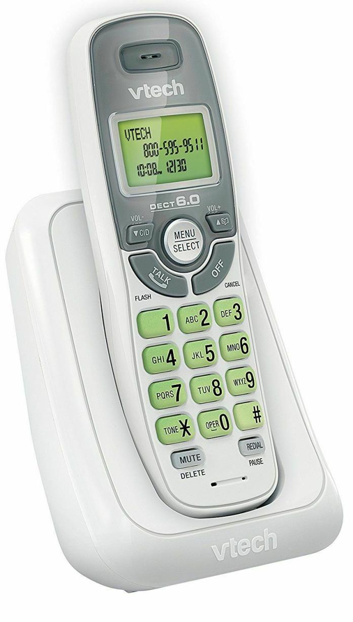 VTech Cordless Phone with Caller ID/Call Waiting, White/Grey with 1 Handset New