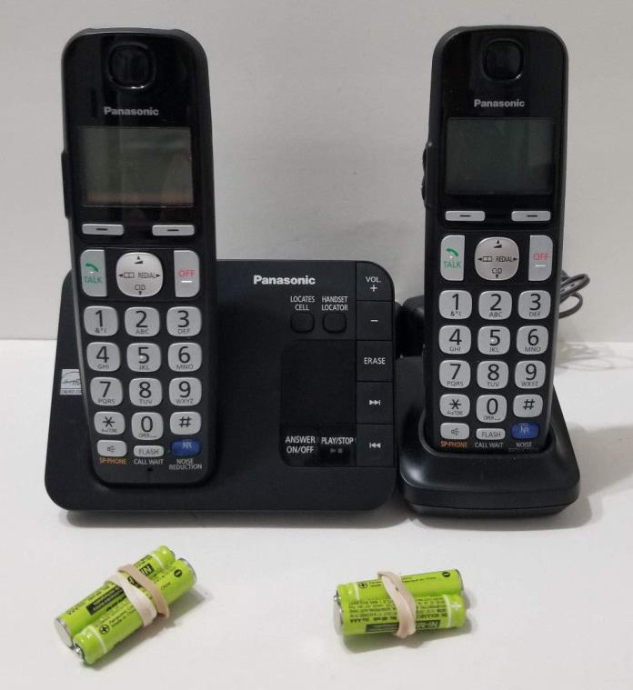 Panasonic KX-TGE232B DECT 6.0 Plus Talking Cordless Phone System w/ Big Buttons