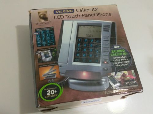 INNOVAGE  3 Talking Caller ID LCD Touch-Panel Phone with 20 Plus Features