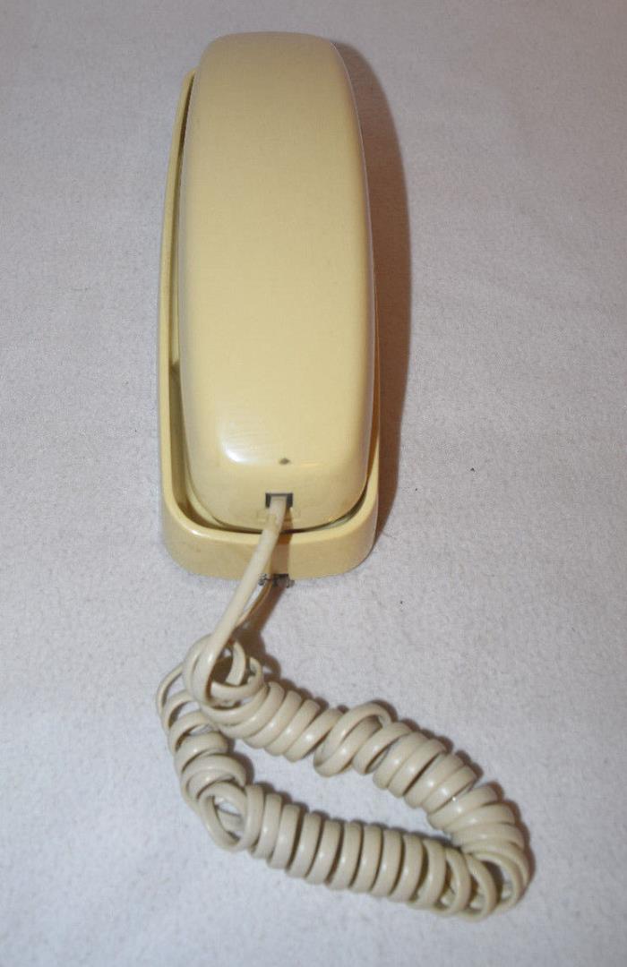 Corded Phone AT&T 210M Trimline Cream Volume Control Hearing Aid Compatible