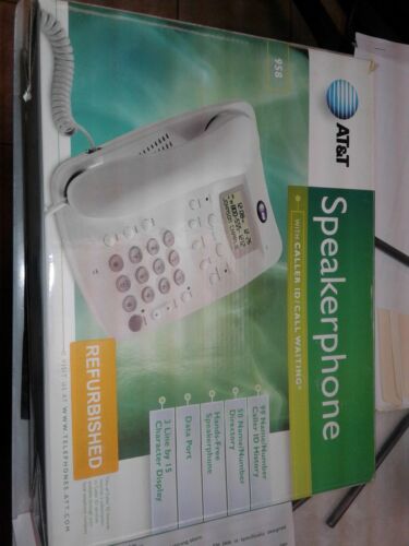AT&T Corded Phone with Speakerphone and Caller ID Large Display Home Office