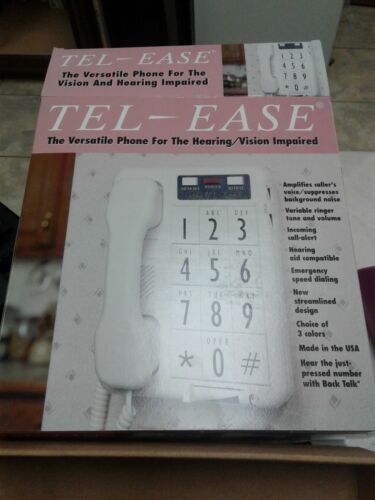 CPE Tel-Ease Large Keypad, Corded Landline Phone - WORKS - USA Made