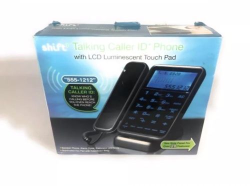 Shift 3 Talking Caller ID LCD Touch Pad Phone