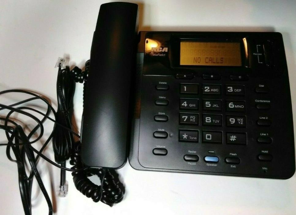 RCA by Telefield 2-Line CORDER Speaker Phone Business Office 25201RE1A
