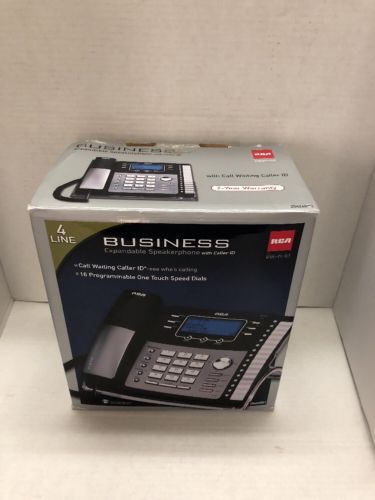 RCA 25424RE1 Corded Business 4 line Expandable Phone System  Black/Gray