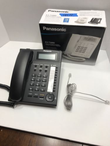 Panasonic KX-TS880 Single Line Corded Phone (Black)