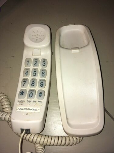 CONAIRPHONE BIG BUTTON SLIM WALL/DESK CORDED PHONE