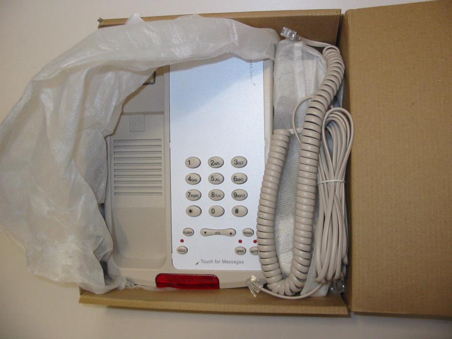 Cetis AEGIS PS-08 80011 Corded Push Button Desk Room Hotel Phone Speaker Ash NEW