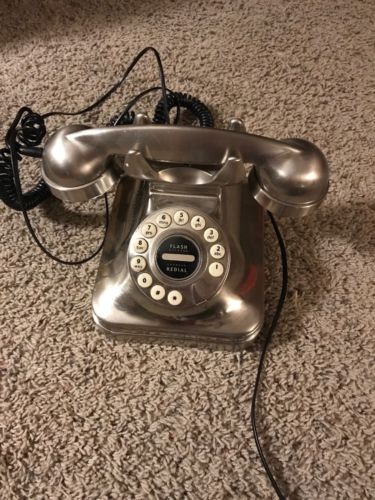 Push Button Phone desktop Retro Vintage Grand phone 1940's Style Pottery Barn