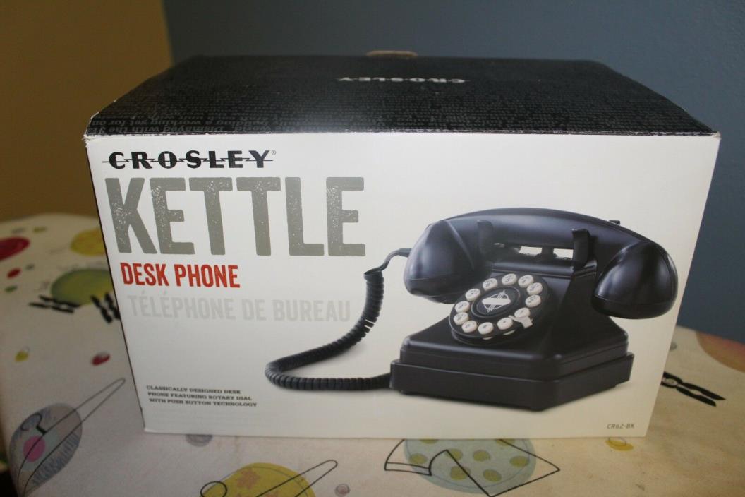Crosley Kettle Desktop Phone - CR62-BK