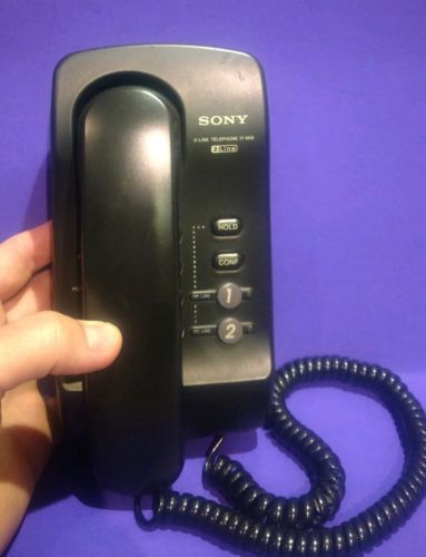 Sony IT-M10 2-Line Corded Telephone Landline Push Button Phone