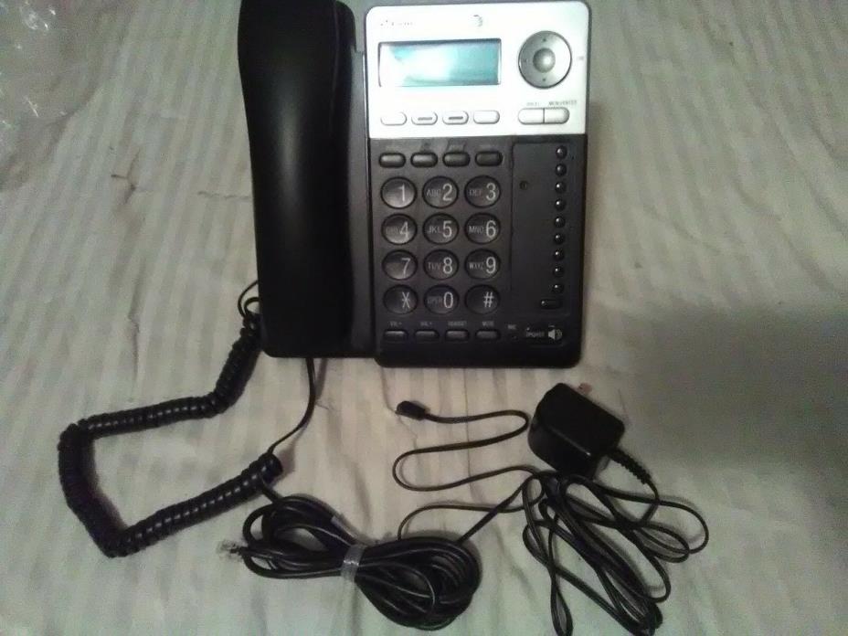 AT&T ML17929 2-Line Corded Office Phone System w/ Caller ID/Call Waiting, Black