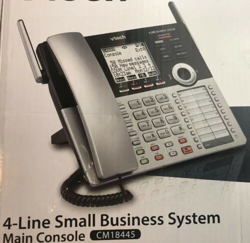 Vtech CM18445 Main Console-4-Line Expandable Small Business System NIOB