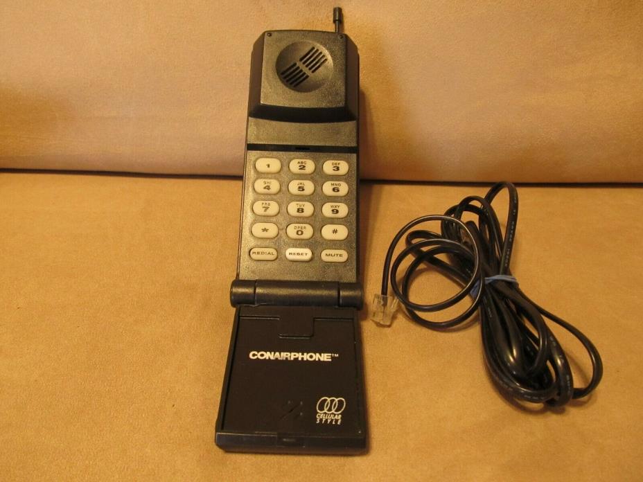 Vintage Land line Conair Phone Cellular Flip Style Corded SW108 AS IS