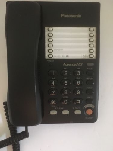 Panasonic KX-TS105B Integrated Telephone System - Black Office Business Phone