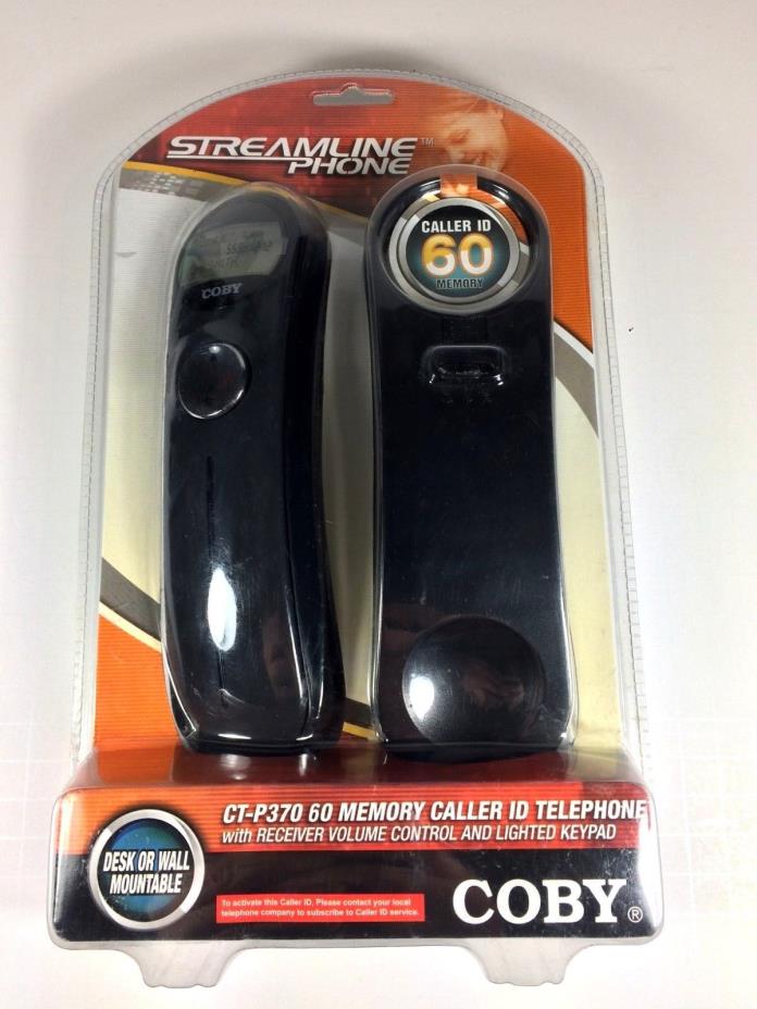 Coby Streamline Phone CT-P370 60 Memory Caller ID Telephone 2004