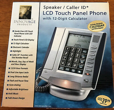 LCD TOUCH PANEL PHONE - SPEAKER/CALLER ID - INNOVAGE PRODUCTS