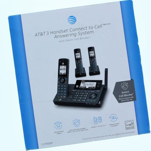 AT&T 3 Handset Connect To Cell Answering System N.O.