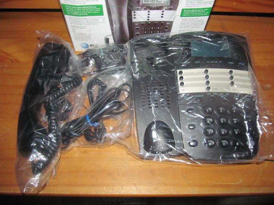 AT&T Desktop / Countertop Two-Line Speakerphone w/ Caller ID & Call Waiting