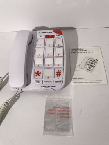 Future Call FC-1007 Picture Care Phone with 40dB Ringer