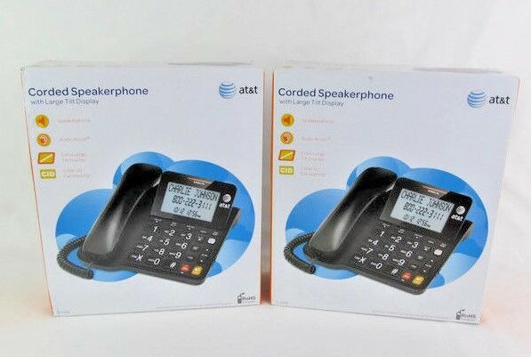 Corded Speakerphone Large Tilt Display CL2940 Lot of 2 New in Box