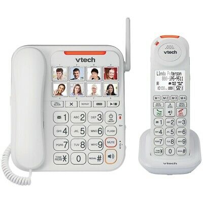VTECH(R) VTSN5147 VTech Amplified Corded/Cordless Answering System with Big B...