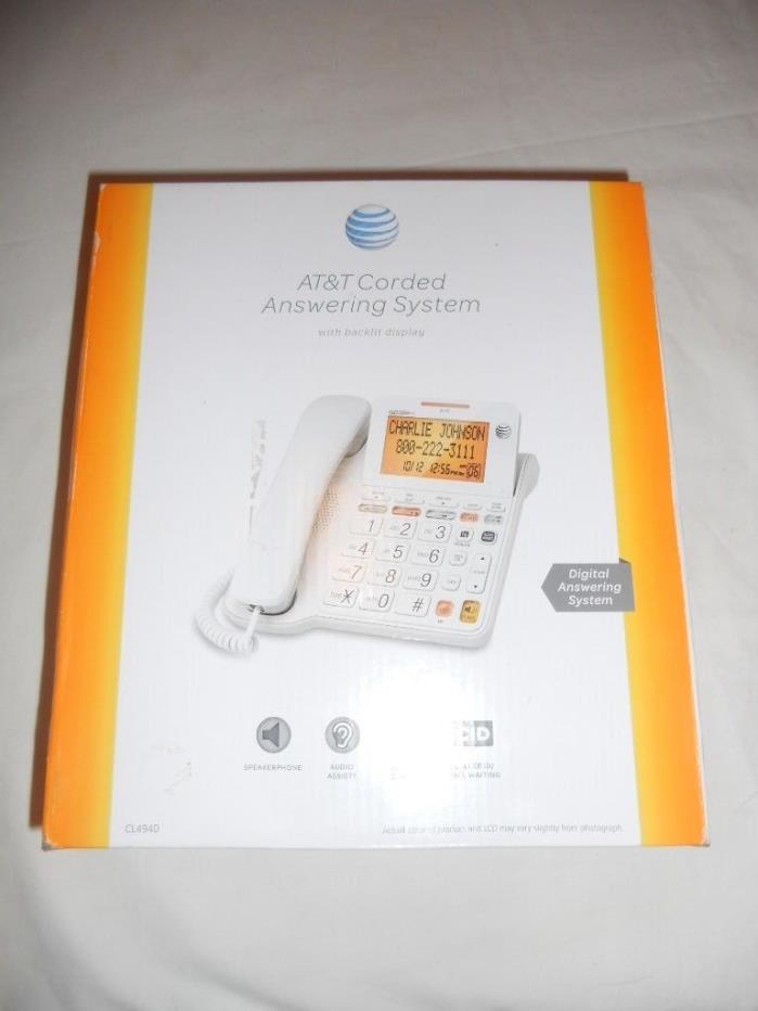 AT&T CORDED ANSWERING SYSTEM ( NEW )