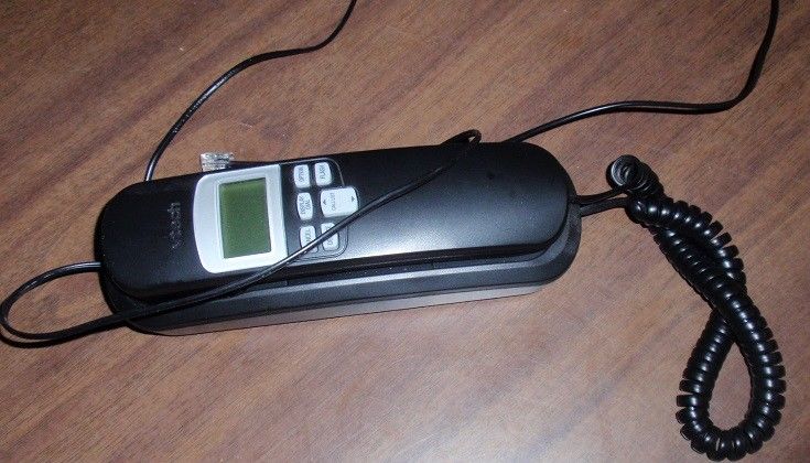 Used Vtech Brand Corded Landline Phone - Working Telephone with Owner Manual